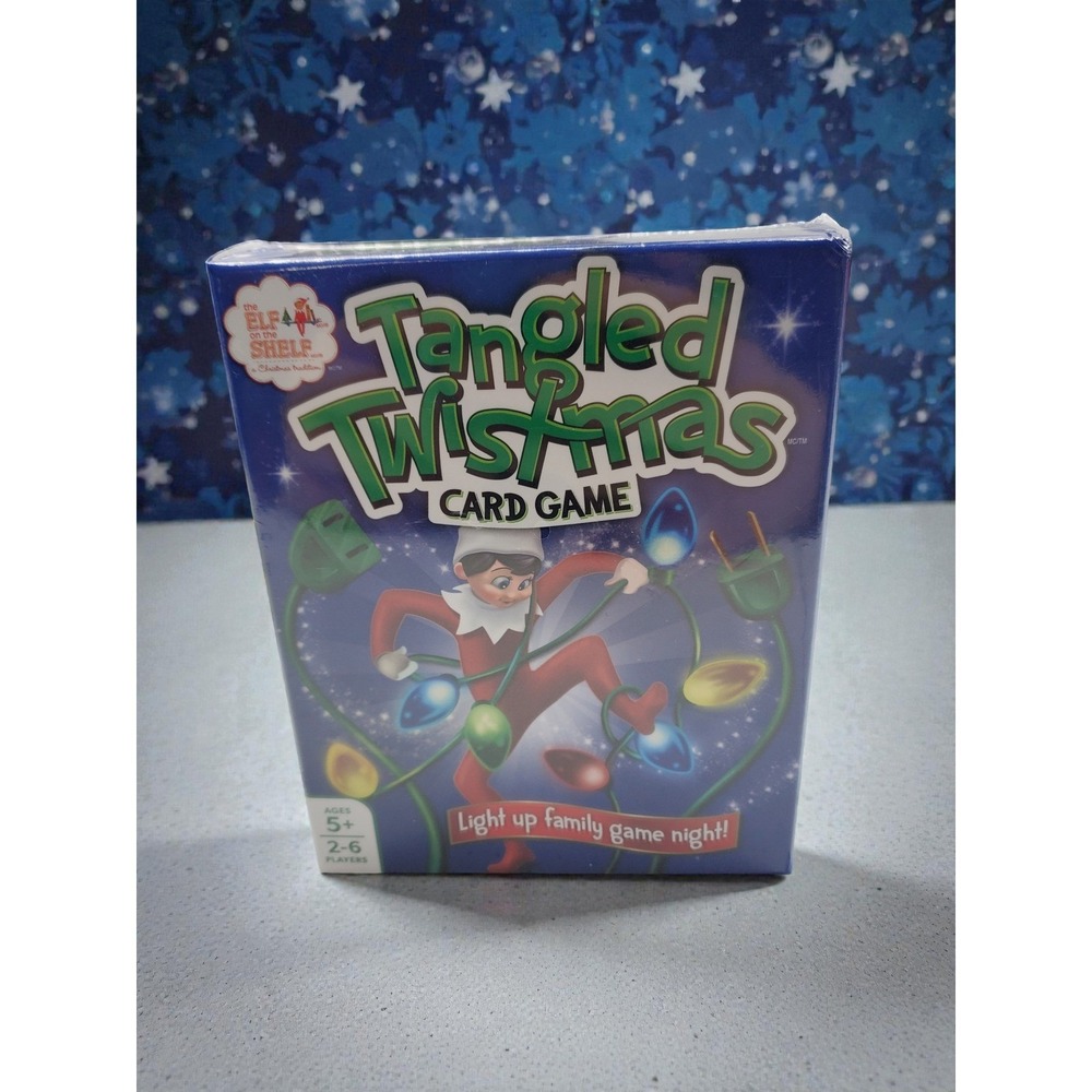 NWT NIB‎ Elf on the Shelf Tangled Twistmas Card Game Holiday Family Fun